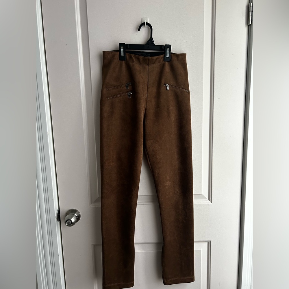 Brown Suede Woman’s Pants